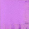 Touch Of Color 6.5" x 6.5" Luscious Lavender Purple Napkins 600 PK 139186135
